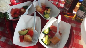 Samples of Grilled Panzanella