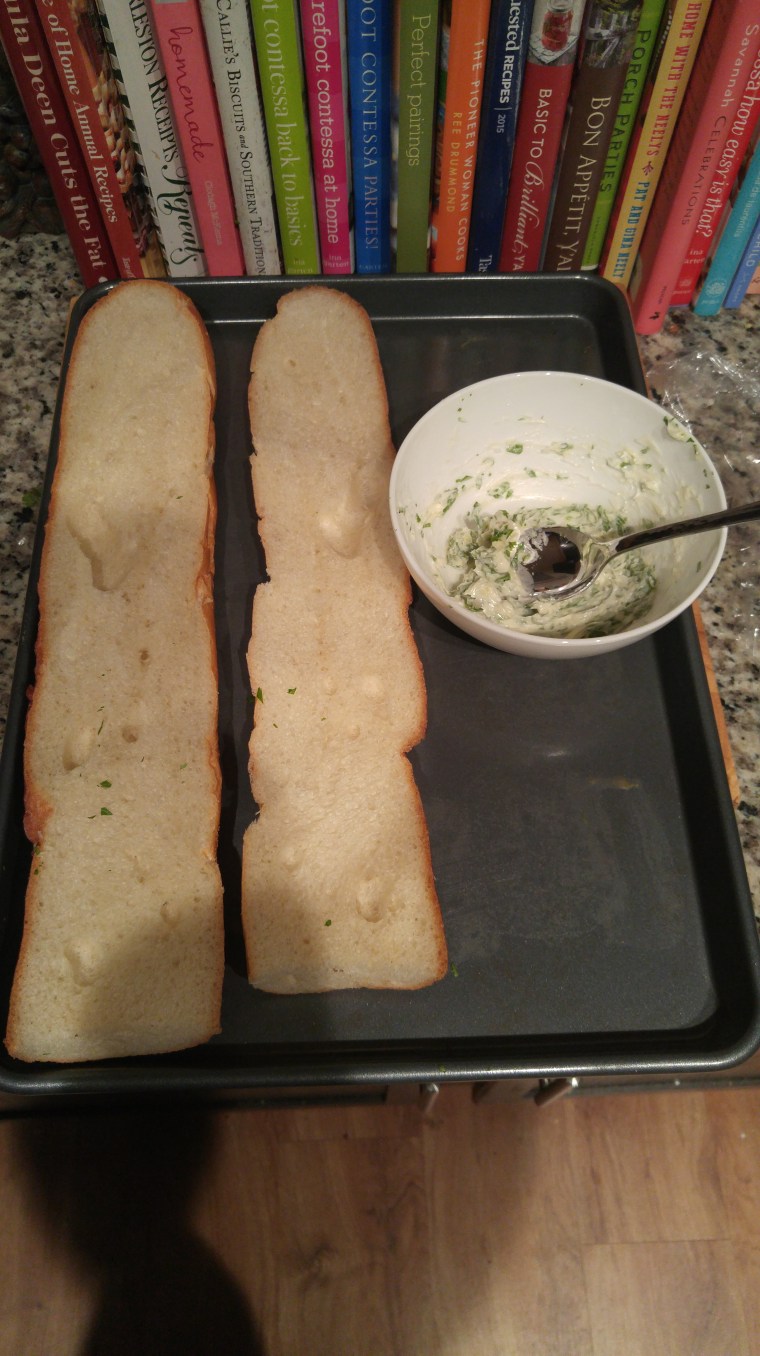 Day-old bread is perfect for turning into croutons or baking for a side dish with dinner.